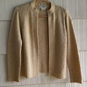 Vintage Ms Sport Tan/Beige Women's Cardigan